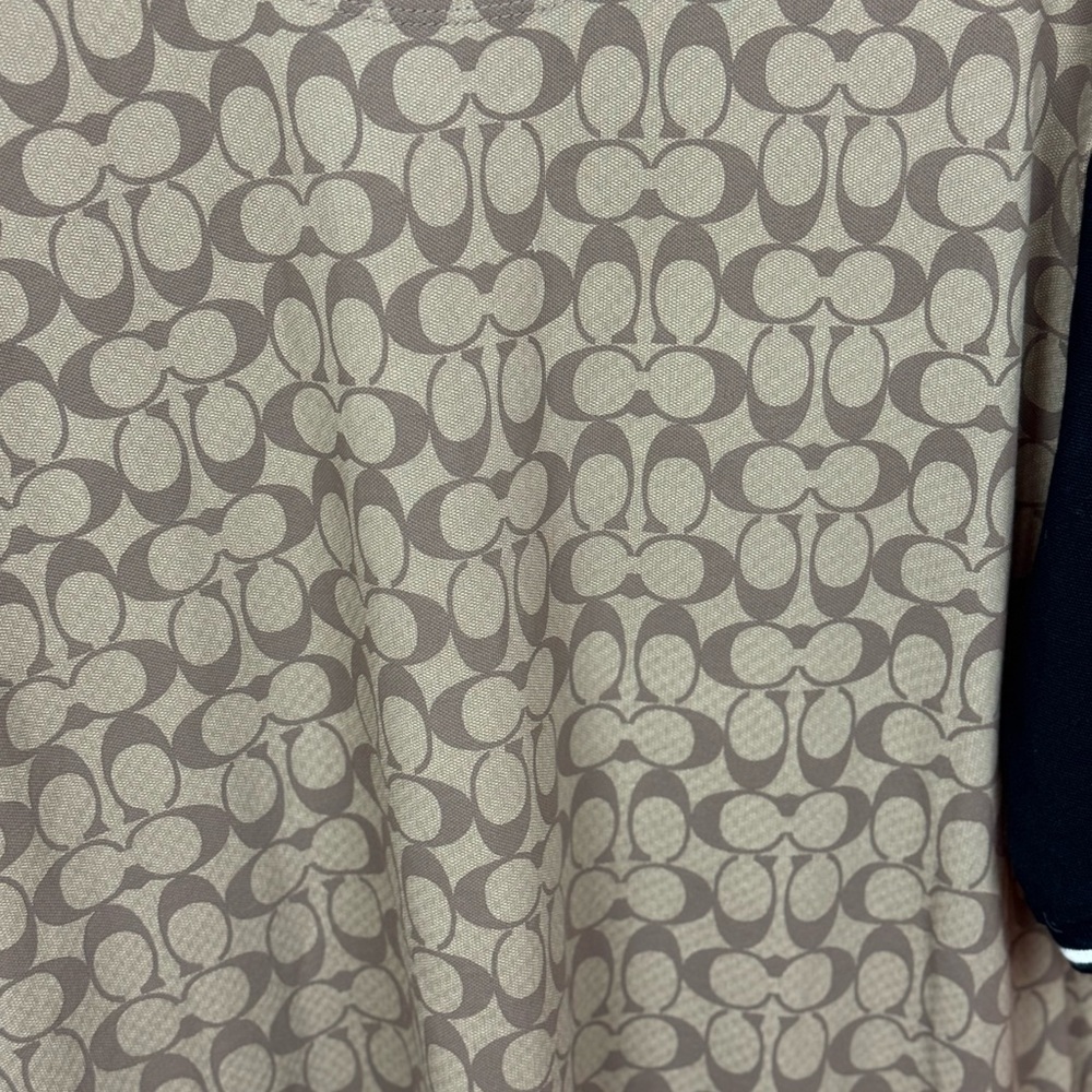 Coach Signature Khaki Black Short Sleeve Tee Shirt Size XLL Limited Edition. - Picture 12 of 15